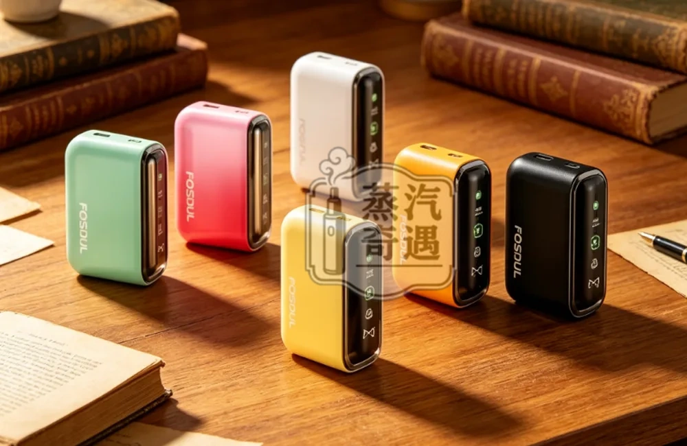 Fasoul Q1 二回機5色現貨｜IQOS ILUMA 相容主機｜TEREA 一彈兩抽加熱菸主機｜3D環繞加熱・LCD螢幕・15支續航
